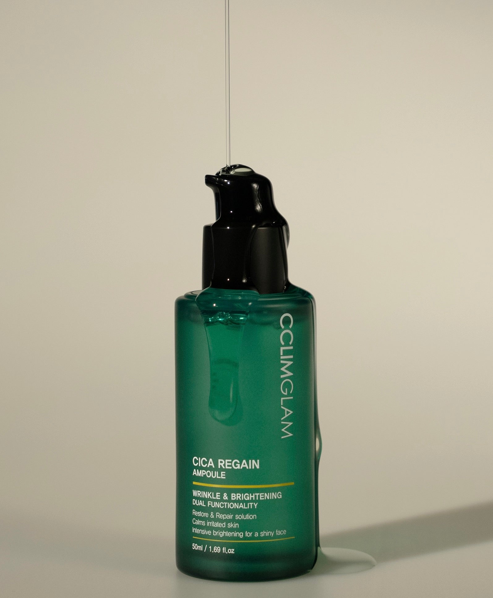 Cclimglam Cica Regain Ampoule – Korean skincare serum with Centella Asiatica for soothing, repairing & hydrating sensitive skin.