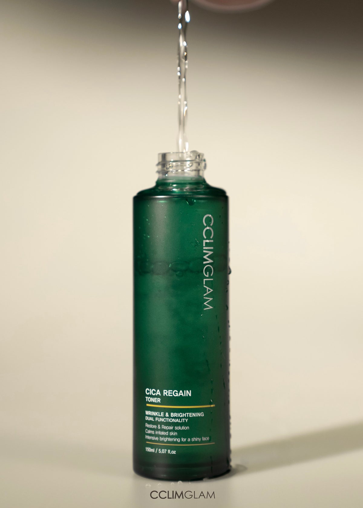 Cclimglam Cica Regain Toner – Korean skincare toner with Centella Asiatica for soothing, hydrating & repairing sensitive skin.