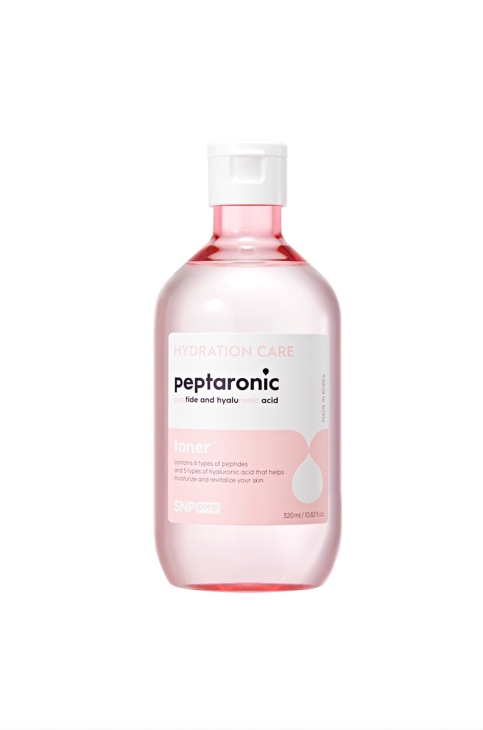 SNP Prep Peptaronic Toner – Korean hydrating face toner with peptides & hyaluronic acid for refreshed, radiant skin.