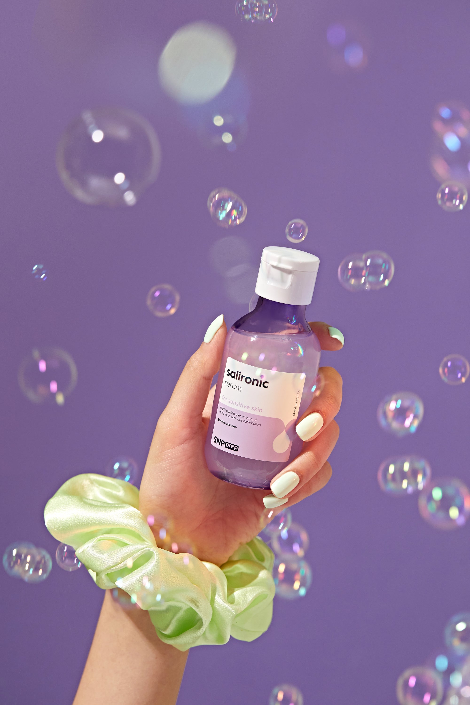 SNP Prep Salironic Serum – Korean skincare serum with salicylic acid & hyaluronic acid for acne control, hydration & skin soothing.